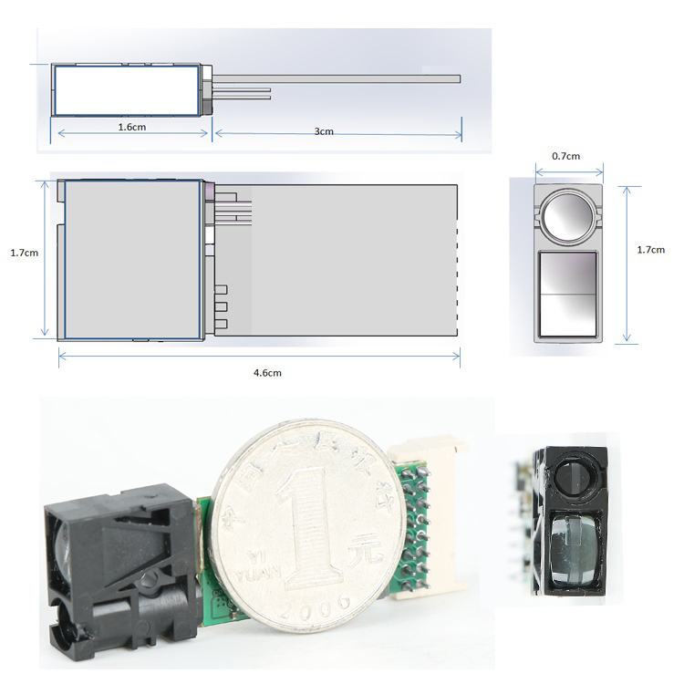 Diagram For The Lidar Laser Distance Sensor