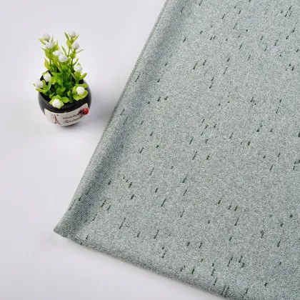 Polyester and Rayon Hacci Rib Fabric for Pajamas