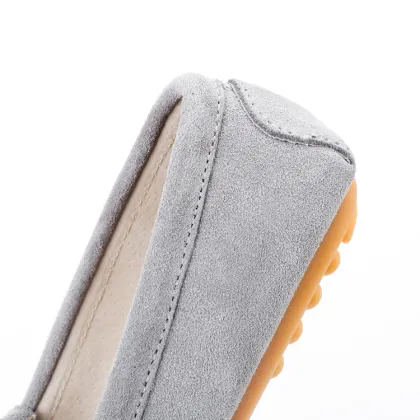 Comfortable Genuine Leather Loafer Moccasin Shoes for Women