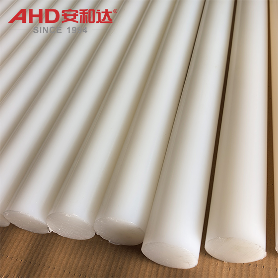 Pure PVDF Rod Natural 55mm