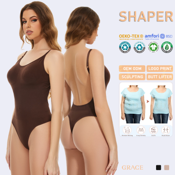 RTS Backless Seamless Bodysuit with Butt Lift and Tummy Control