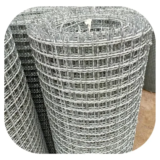 hot sale stainless steel galvanized steel crimped wire mesh / crimped woven mesh for security mesh fencing