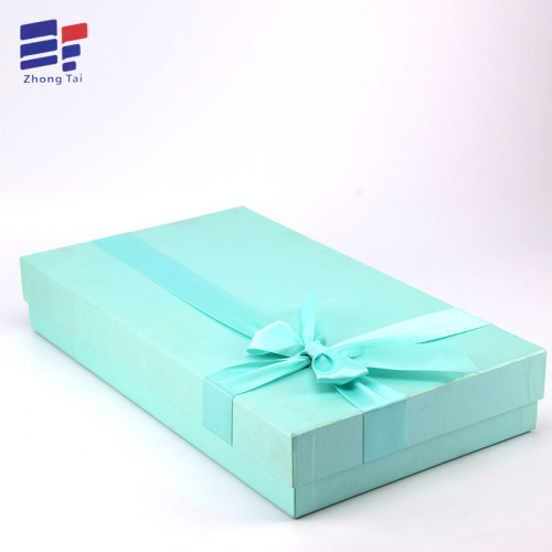 Pure color clothing paper gift box