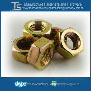 color zinc plated Hex Nuts