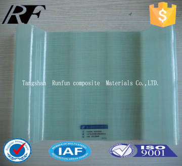Non-combustible Fiberglass Daylighting Customized Roofing Tops and Sheets