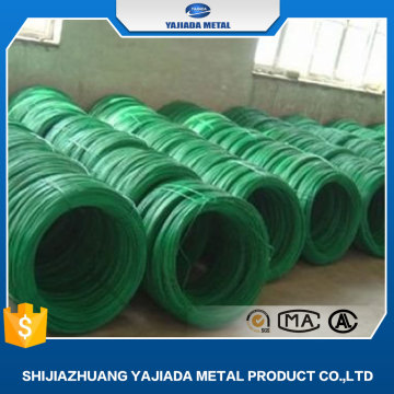 Pvc coated iron wire Green /yellow