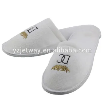 100% cotton terry towel disposable hotel slipper