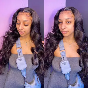 Uniky 13x6 13x4 Middle T Part Lace Frontal Human Hair Wigs Brazilian Virgin Remy Lace Front Wig HD Lace Frontal Wig