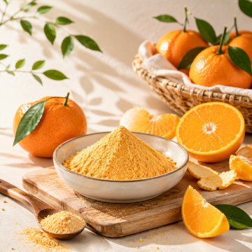 مسحوق البرتقال الحمضي سينينسيس الطبيعي