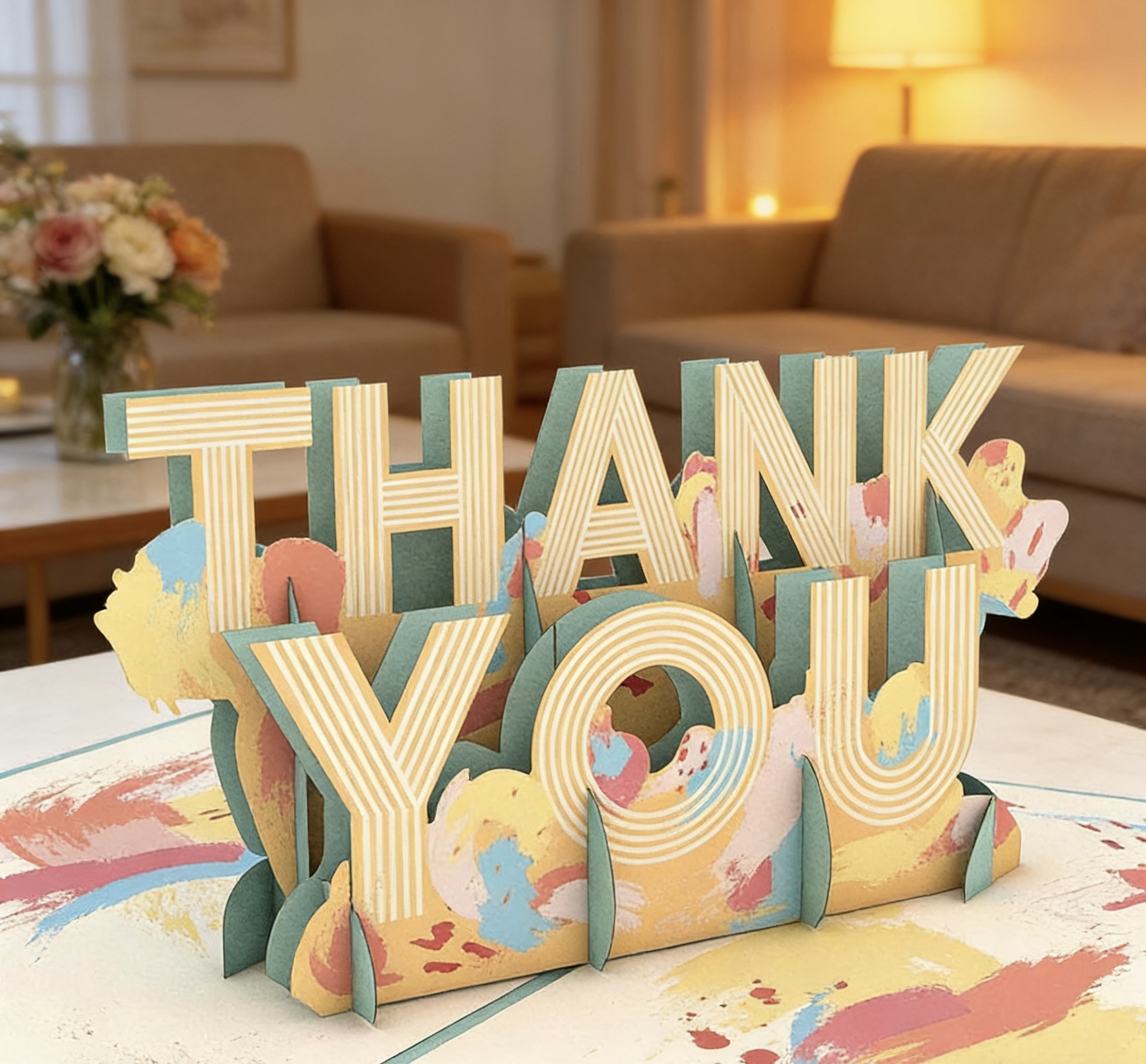 scene for 3D Pop-up Card with Personalized Th