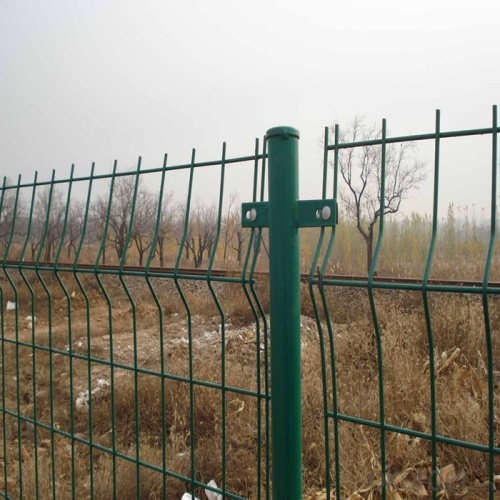 Fence a maglie a doppio filo galvanizzato a polvere