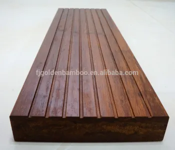 26.Strand woven bamboo flooring for outdoor stair