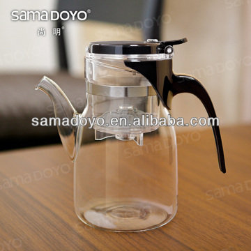 900ml Integrated Type Glass Tea Pots with Infusion 2014 New Product