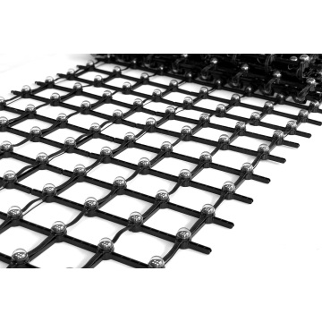 Наружный светодиодный сетчатый видеоэкран с большим шагом пикселей