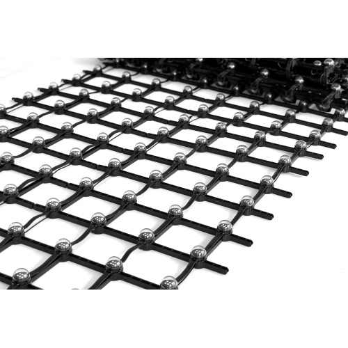 Наружный светодиодный сетчатый видеоэкран с большим шагом пикселей