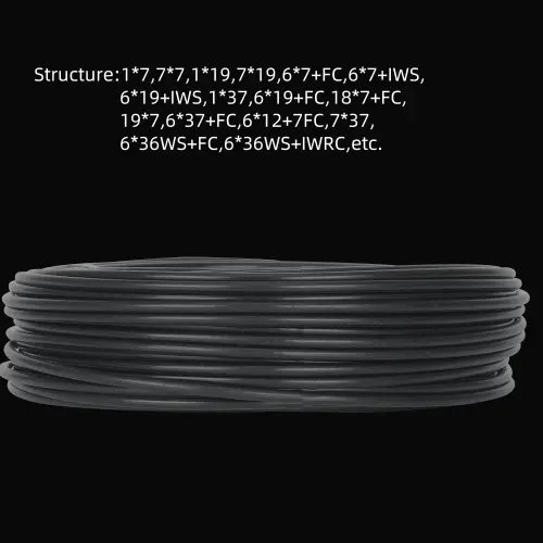 7x7 Pvc Steel Wire Rope, High Quality 7x7 Pvc Steel Wire Rope on