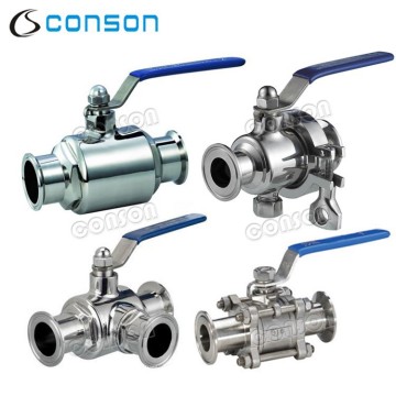 stainless saintary food grade stainless steel ball valve