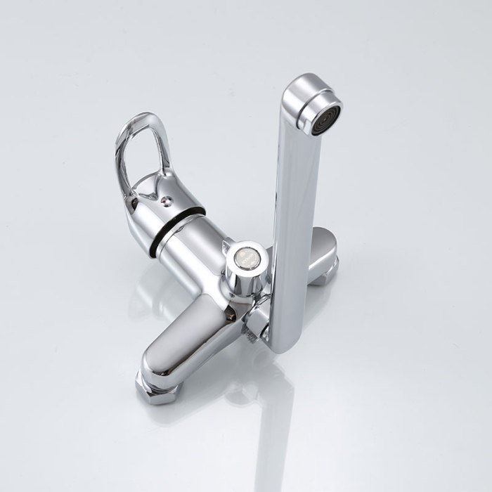Stylish 40mm Zinc Alloy Bathroom Faucet Finish