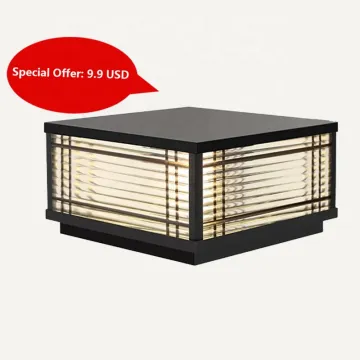 Waterproof Vintage Pillar Lamp for Garden, Park, and Courtyard