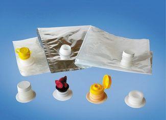 Transparent PE Plastic Bag In Box Packaging / Liquid Spout