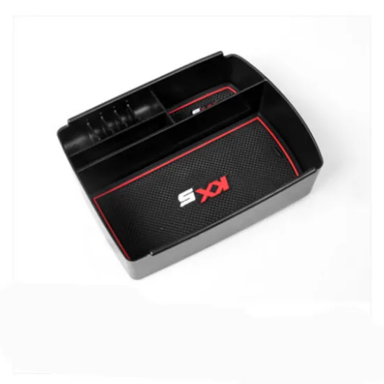 Jameo Auto ABS Car Central Storage Box Armrest Box Storage Car Glove Storage Box for Kia Sportage QL KX5 QL 2016 2017 2018 Parts