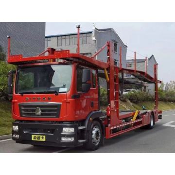 Remorque semi-camion de transport automobile à double étage