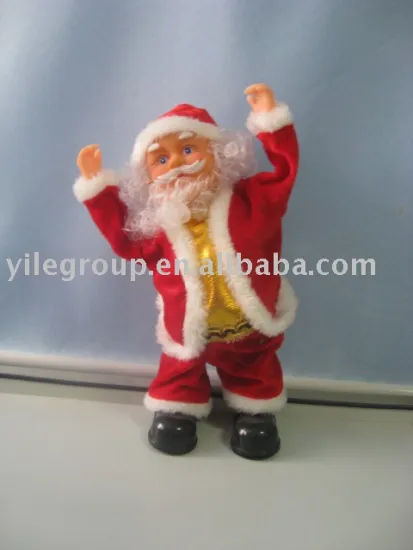 santa do gymnastics shaking body/santa claus/electrical santa