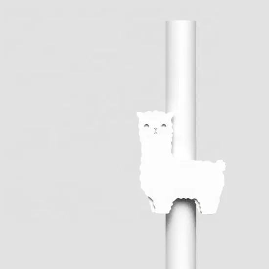 LFGB Kids Silicone Straw For Dining Colourful Models Portable Europe Grade