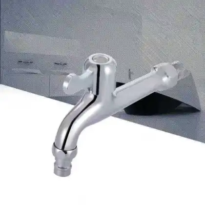 Copper body thickened special long washing machine faucet