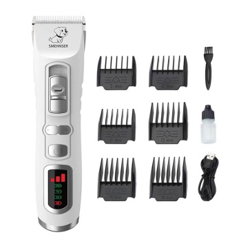 Qi Beidi Electric Gog Cat Clippers - Cordless Pet Hair Trimmers with High Speeds and Fast Charging