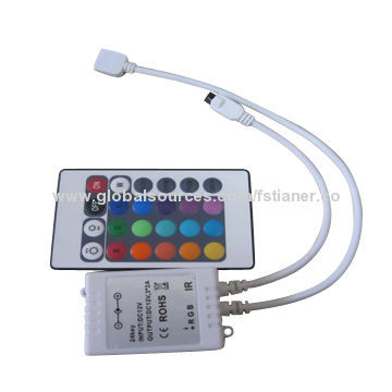 72W LED Infrared Controller for Strip Lighting, CE and RoHS Directive-compliant