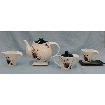 15PC Tea Set with Decal