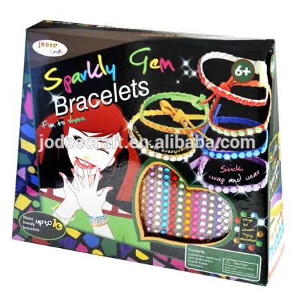 Children Easy gem bracelet crafts