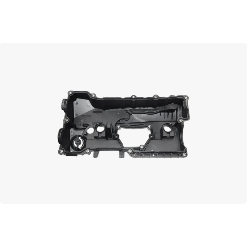 Reinforced plastic composite valve cover