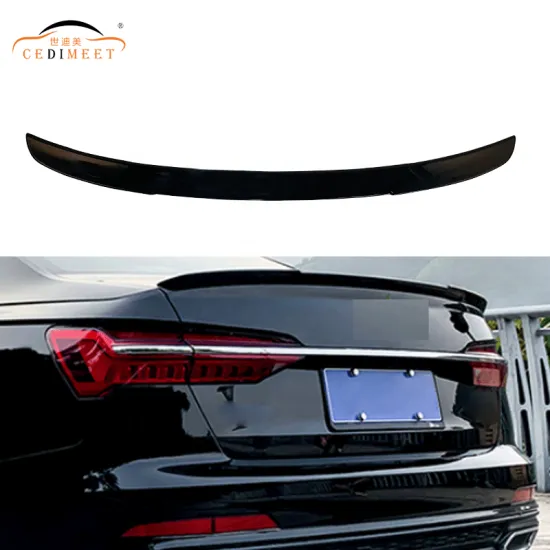 Factory New ABS Rear Spoiler Trunk Boot Wing Decoration for A6 2019+