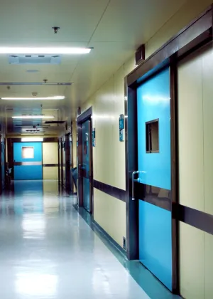 Medical Hermetic Doors with Anti-collision Belt