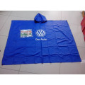 promotianal pvc rain poncho with logo