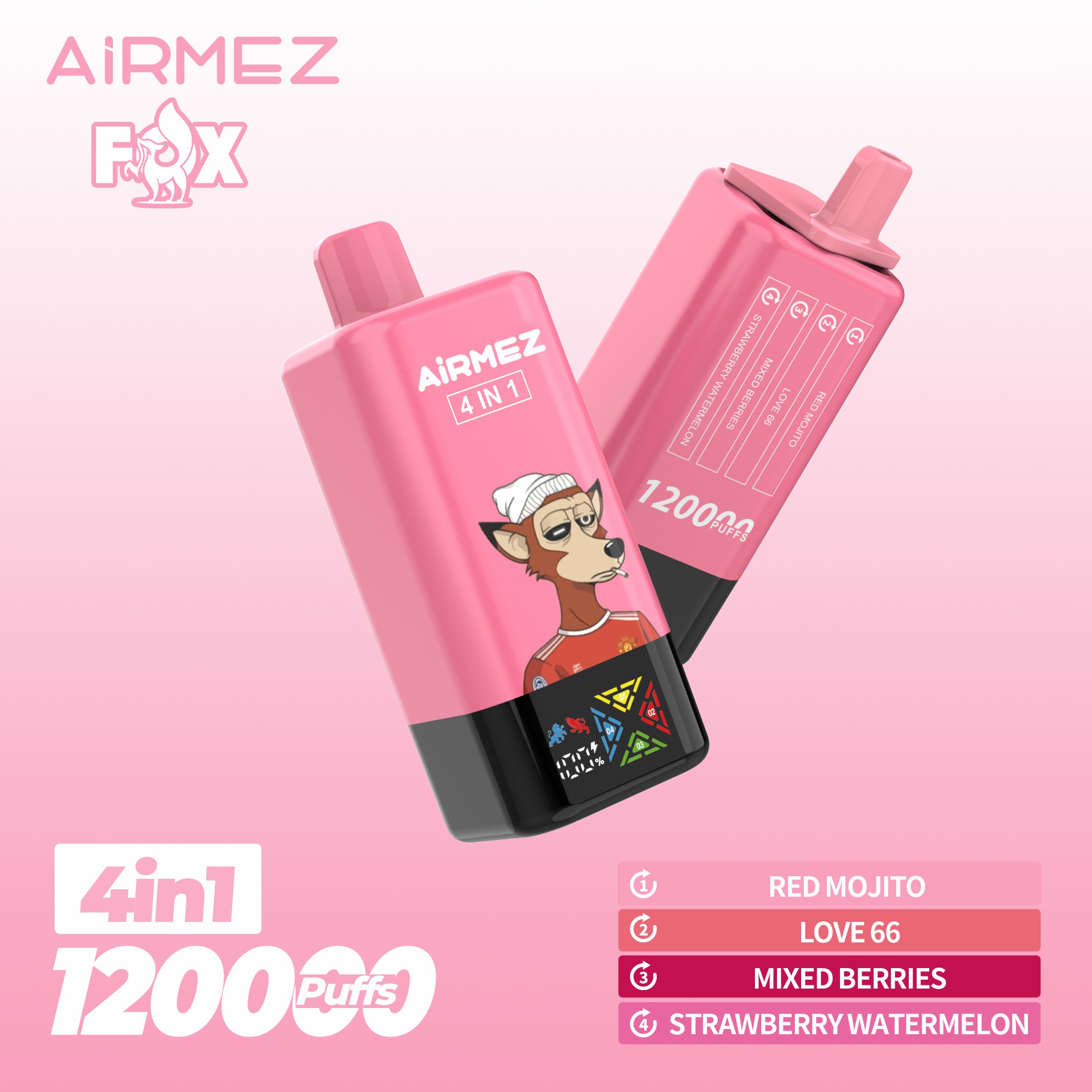 Airmez Fox 120K Puffs 4in1