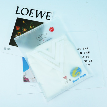 စိတ်ကြိုက်လိုဂို Frosted Slider Bags