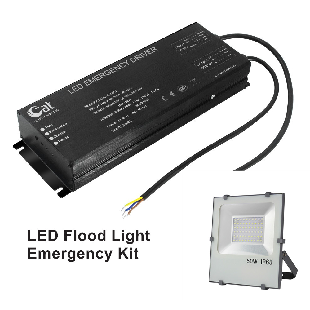 50W 100W LED Flutlicht Notfallset