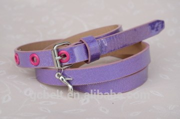 Fashion kids pu leather belt