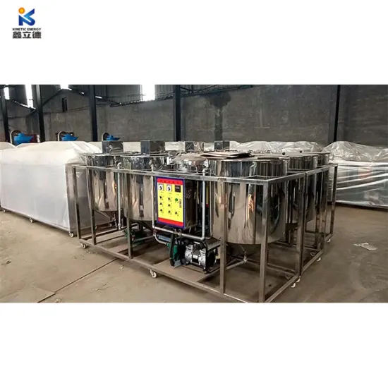 Chinese Supplier Edible Oil Refinery Machinery Price Soybean Sunflower Groundnut Oil Refining Machine
