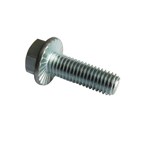 Carbon Steel Zinc Plated Serrated Hex Flange Bolt