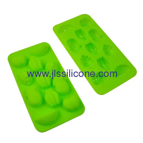 Fruit Shaped Silicone Pudding Ice Maker Molds 