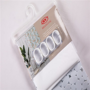 high quality solid colored shower liner set