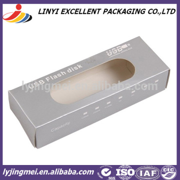 window paper boxes for Electronic Accessories gift toy and cellphone