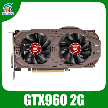 VEINEDA Graphics Cards Original GTX 960 2GB 128Bit GDDR5 1203MHz/7012MHz Video Card for nVIDIA Geforce GTX960 2GB Dvi Cards