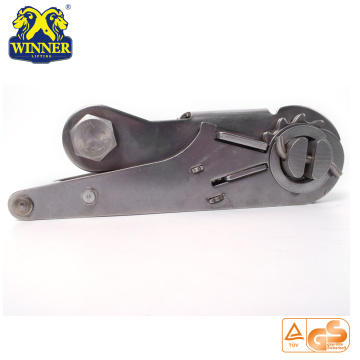 Short Handle Ratchet Stainless Steel Buckle For Webbing