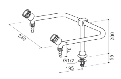 China Supplier Physics and Laboratory Fittings Bib-cock