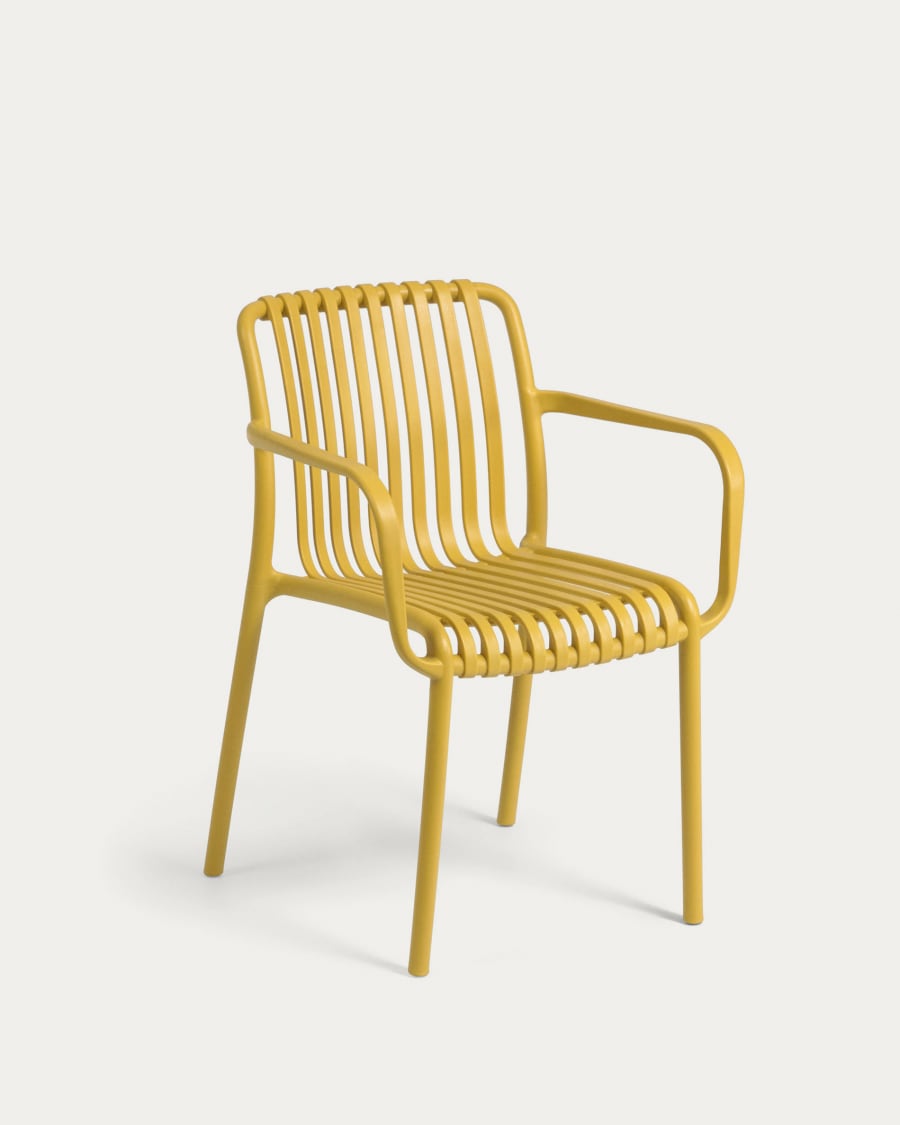 Stackable Plastic Outdoor Garden Chairs Weather-Resistant